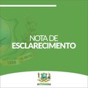 NOTA DE ESCLARECIMENTO