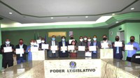 Prefeito e vereadores eleitos são diplomados por vídeoconferência na Câmara Municipal de São Lourenço da Mata